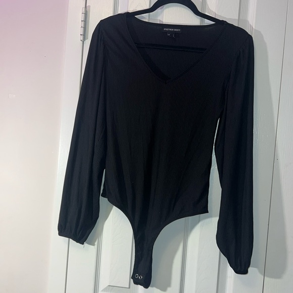 Streetwear Society | Long Sleeve Ribbed Knit Bodysuit | Womens | BundleNSave - Picture 1 of 3